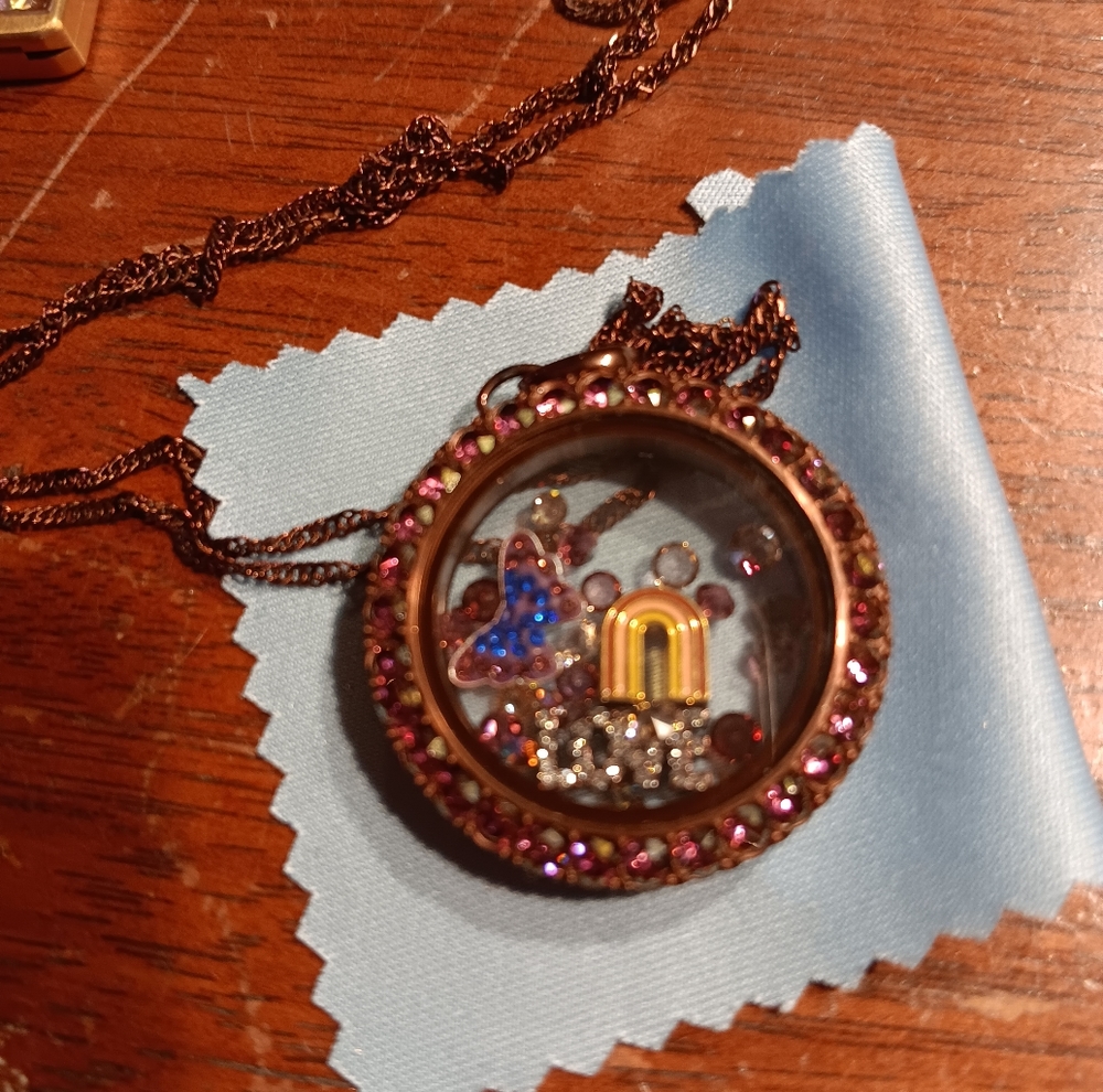 Chocolate Origami Owl Locket